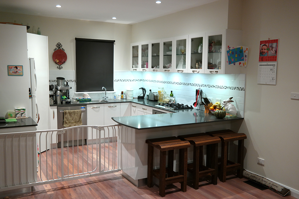 After kitchen renovation to the Australian cottage in Lawson